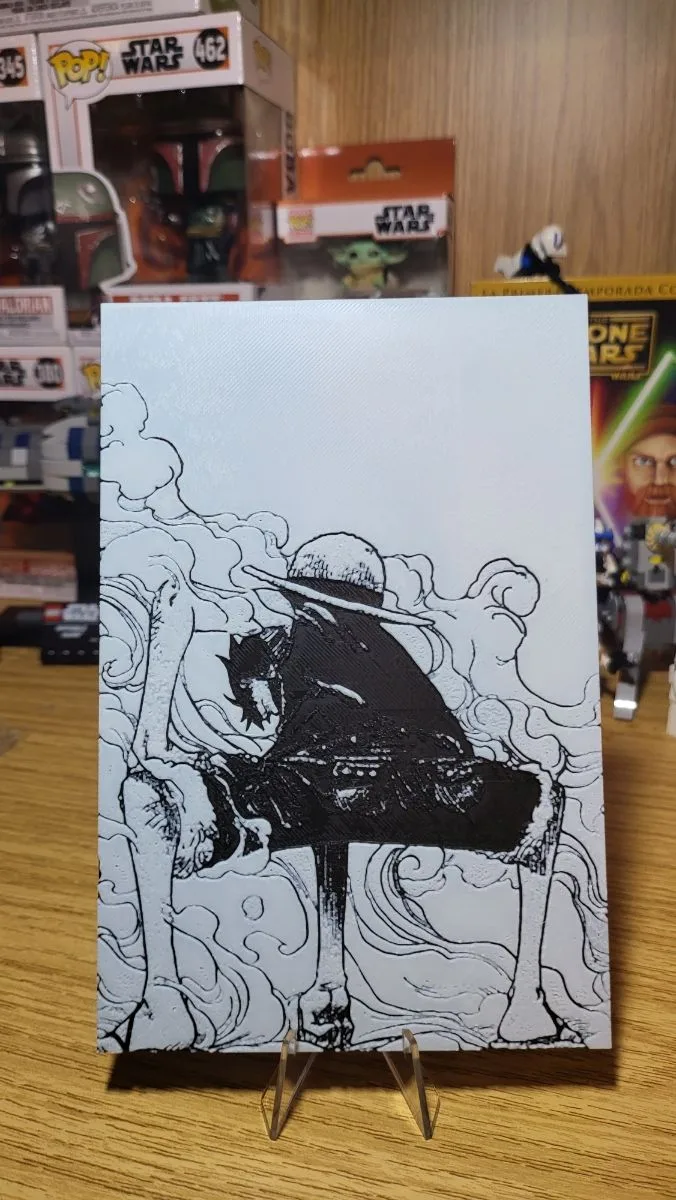 Lámina Luffy Gear 2 manga