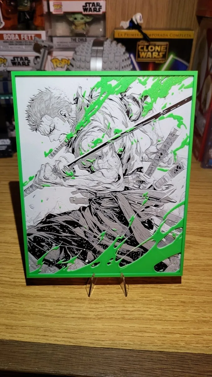 Lámina Zoro One Piece