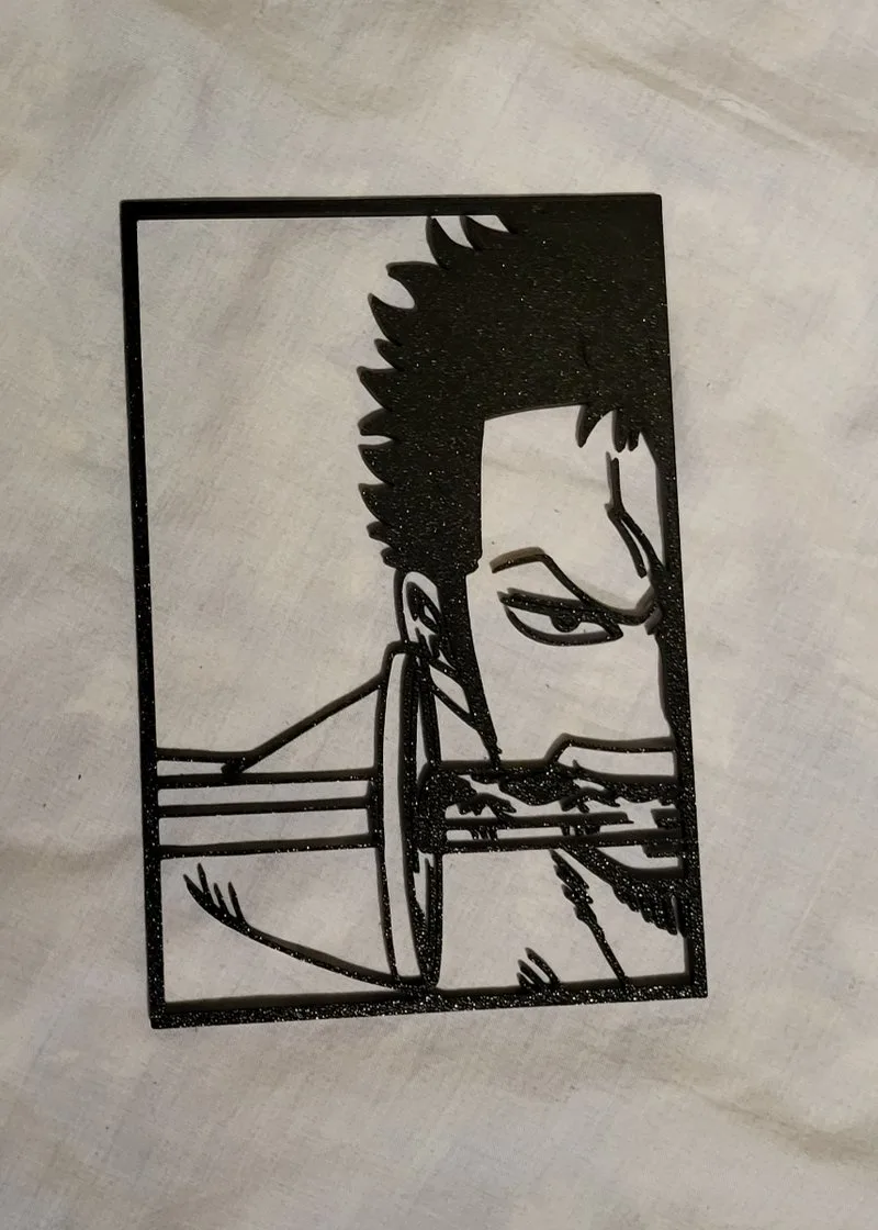 Decoración de pared Zoro One Piece