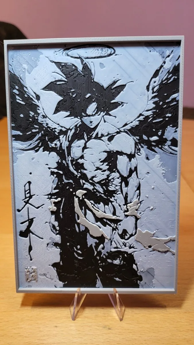 Lámina Goku Angel Dragon Ball